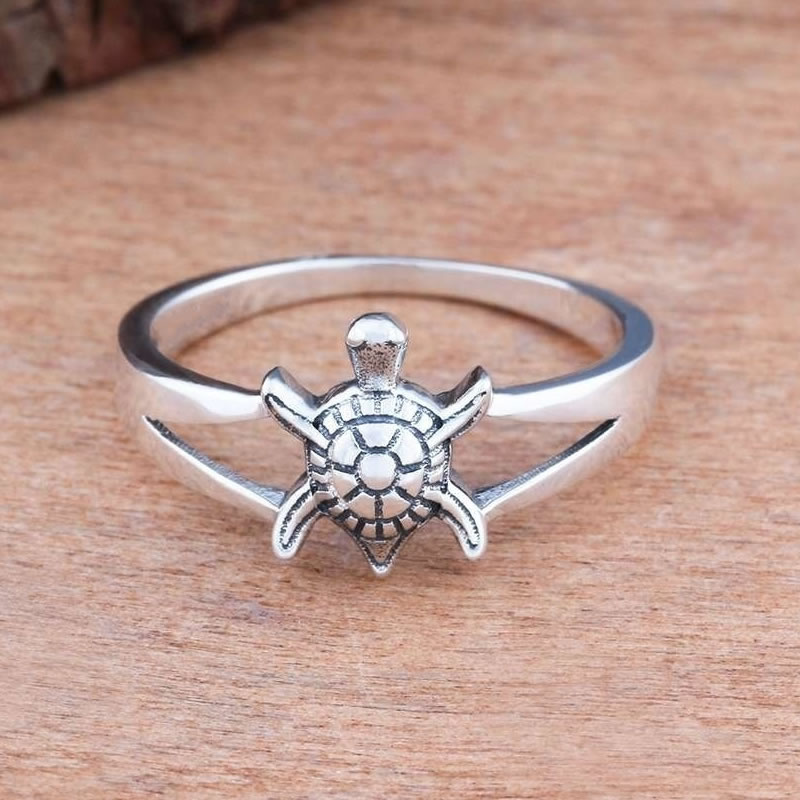 New Style Hot Sell Cute Turtle yellow Rings Fashion Lady Wedding Engagement  Birthday Party Rings Jewelry