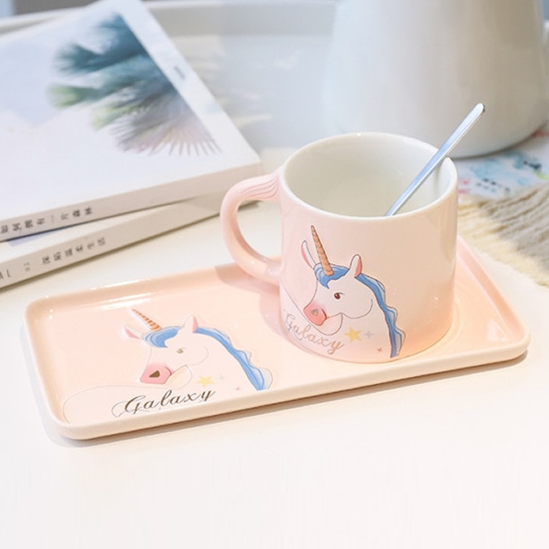 unicorn cup and saucer