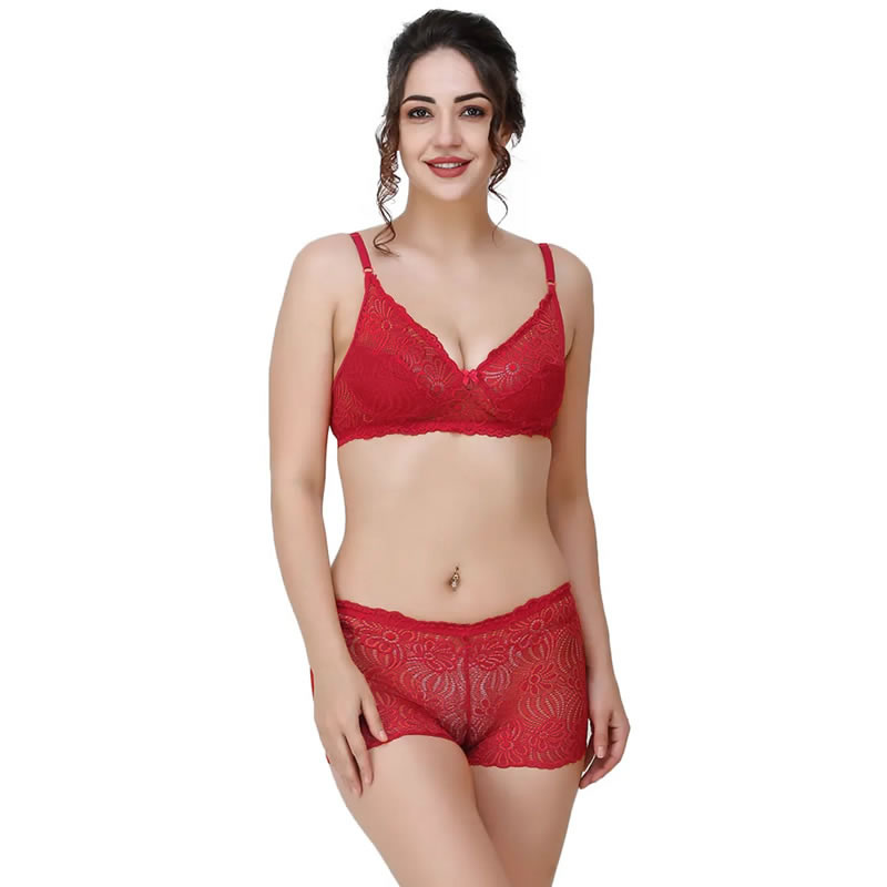 Floral Peek A Boo Design Transparent Bra & Panty Set, Lingerie, Bra and Panty  Sets Free Delivery India.