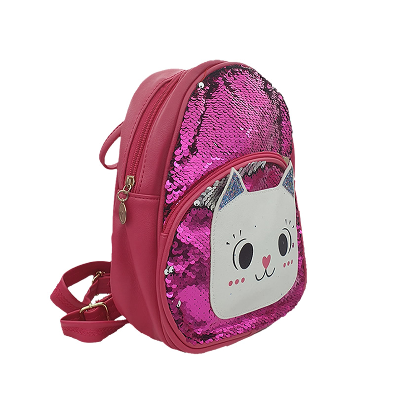 Cute Cartoon Travel Sequins Glitter Shoulder Backpack - 10 inch, Bags ...