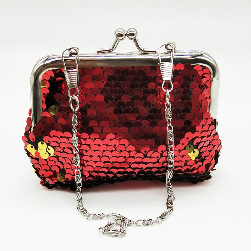 Littledesire Sequins Handy Clutch Mini Wallet 2 Pcs- 4.5 inch, Bags ...
