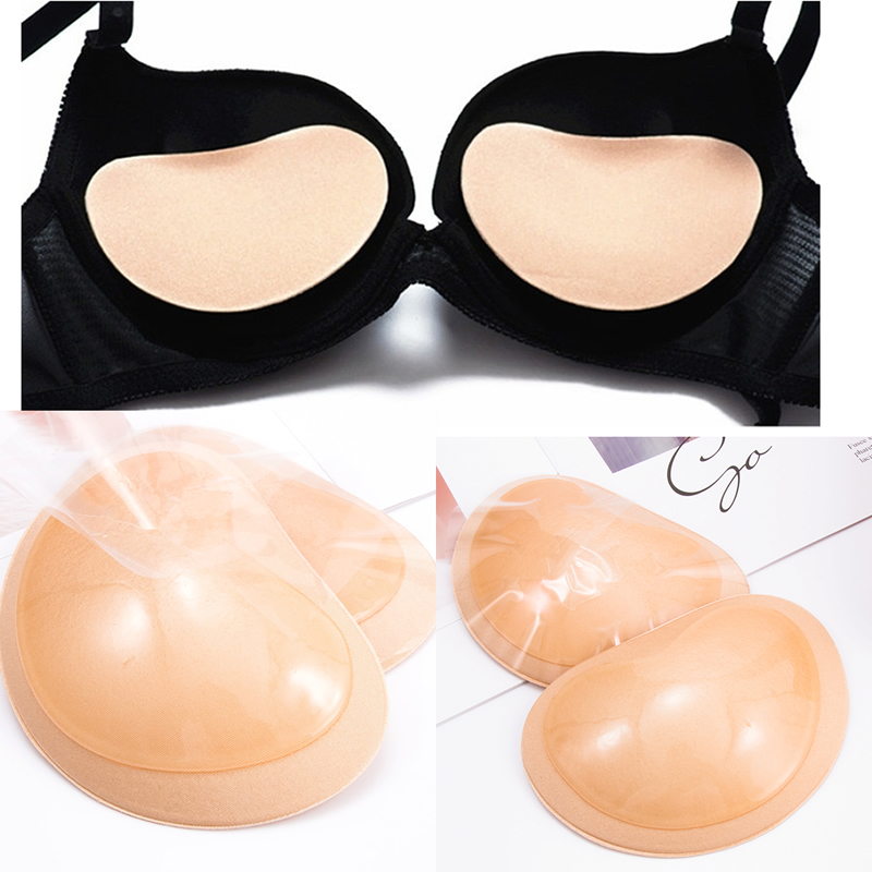 2Pcs Push Up Bra Pads Inserts for Women Underwear Small Breast