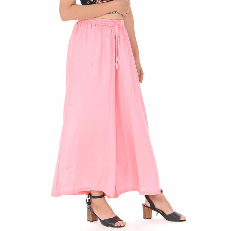 Littledesire Light Pink Straight Palazzo With Side Pocket, Ethnic Wear ...