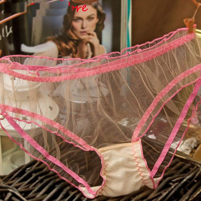 Transparent Seamless Net yarn Lace Underwear Panties, Lingerie, Panties  Free Delivery India.