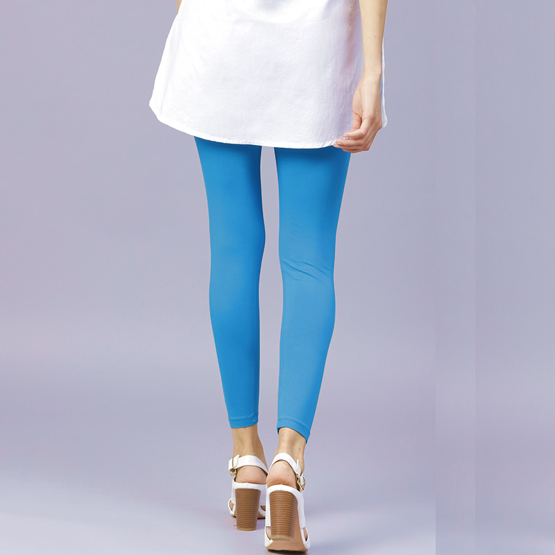 Buy Lyra Women's Blue solid Ankle Leggings Online at Best Prices in India -  JioMart.