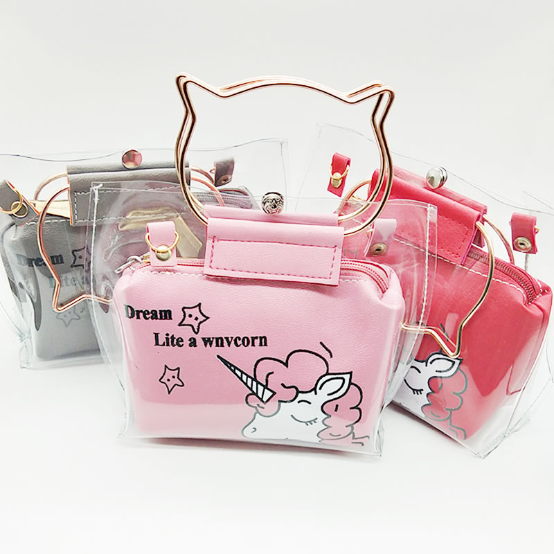 Unicorn Transparent Shoulder Jelly Sling Bag, Bags & Wallets, Sling ...