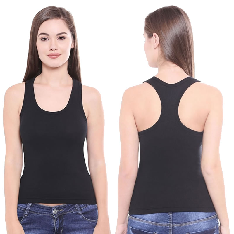 Women Solid White Tank Top at Rs 345/piece