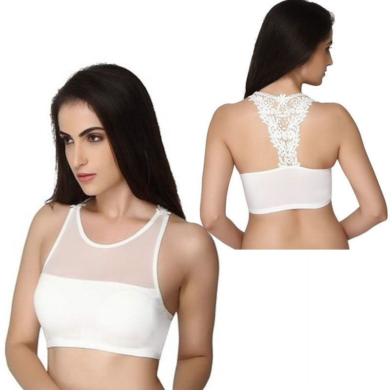 Back Butterfly Design Stretchable Padded Bralette, Lingerie, Sports Bra  Free Delivery India.