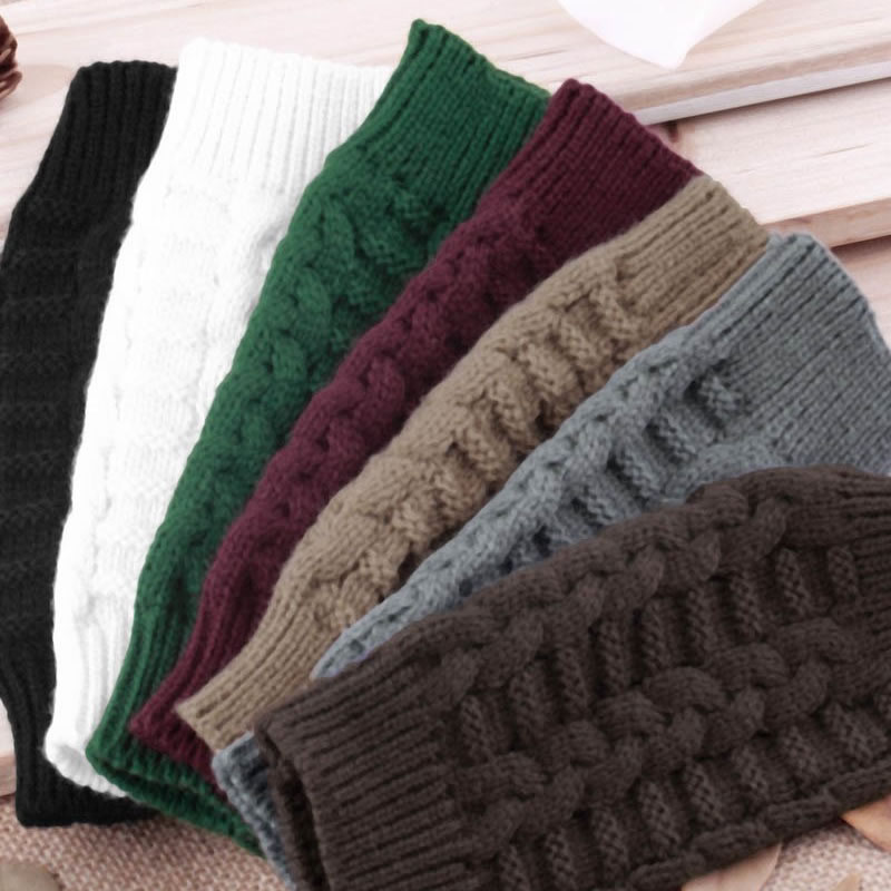 Knitted Woollen Warm and Fashionable Fingerless Winter Gloves , Western ...