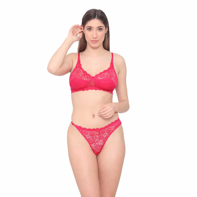 Honeymoon Bra & Panty Set @ 73% OFF Rs 308.00 Only FREE Shipping +
