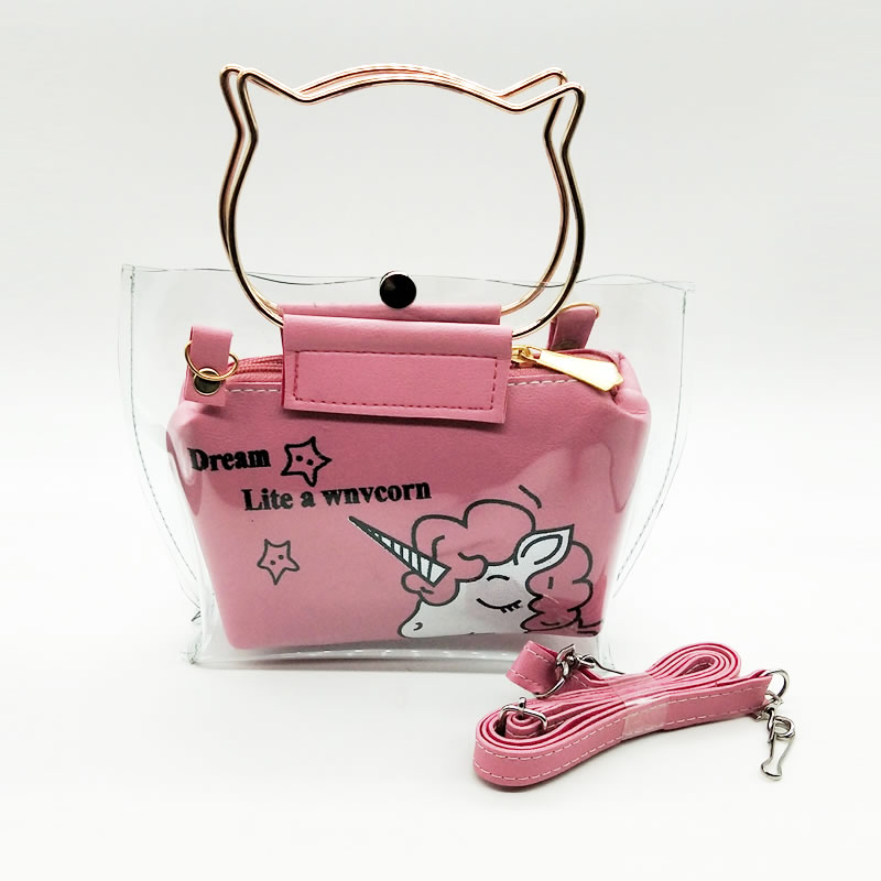 Unicorn Transparent Shoulder Jelly Sling Bag, Bags & Wallets, Sling ...